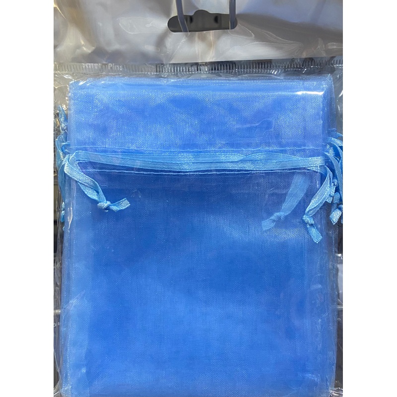 BLUE ORGANZA BAG 4×5