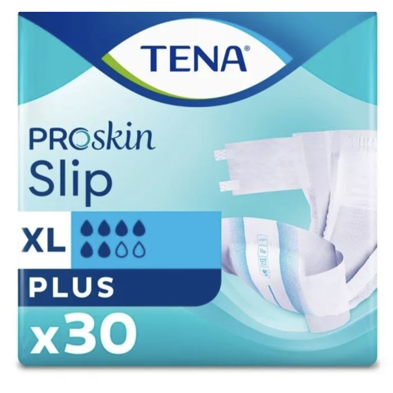 Tena Slip Plus XL Incontinence Pads – 30 Pack