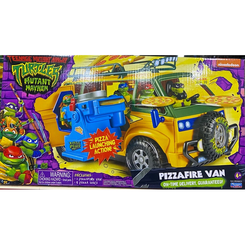 TURTLES PIZZA FIRE VAN