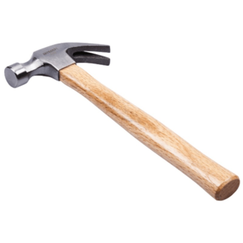 Amtech Claw Hammer With Wooden Handle 450g