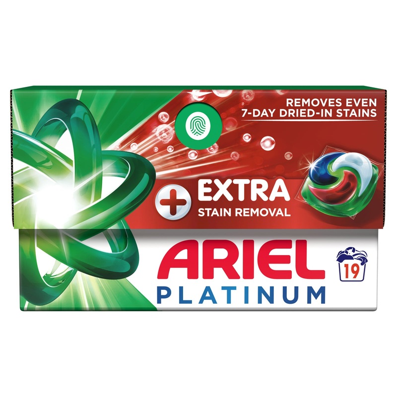 ARIEL STAIN REMOVER PLATINUM + PODS 19