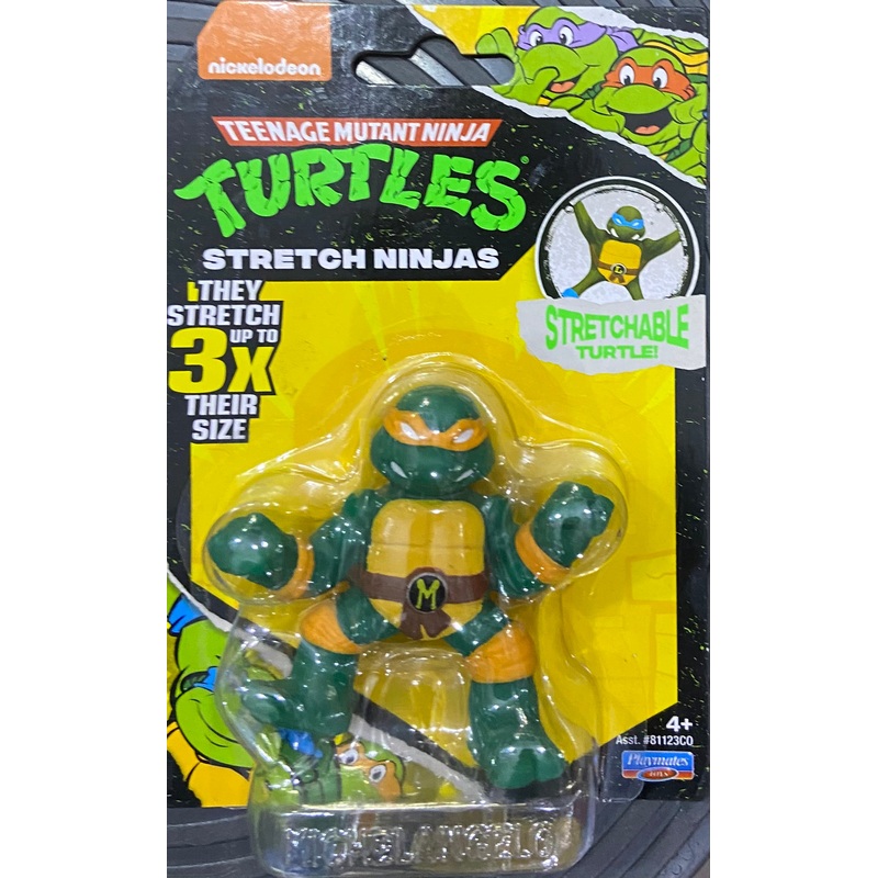 Classic Mini Stretch Michelangelo Teenage Mutant Ninja Turtles Figur Playmates