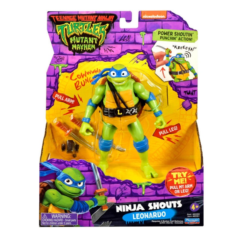 Teenage Mutant Ninja Turtles Movie Ninja Shouts – Leonardo