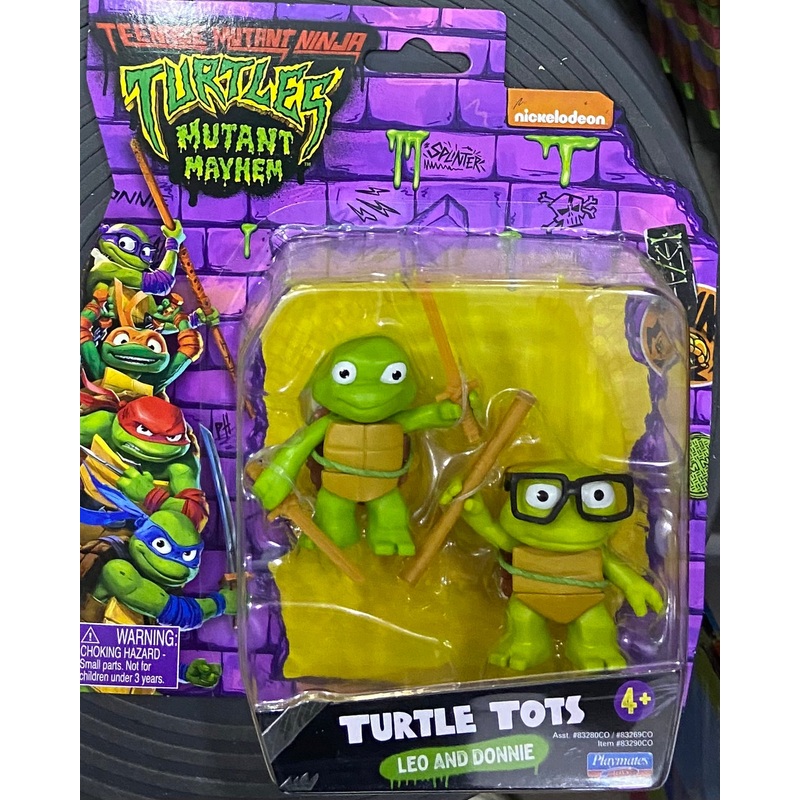 TURTLE TOTS LEO AND DONNIE