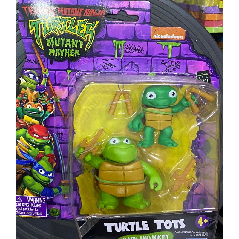 TURTLE TOTS RAPH AND MIKEY