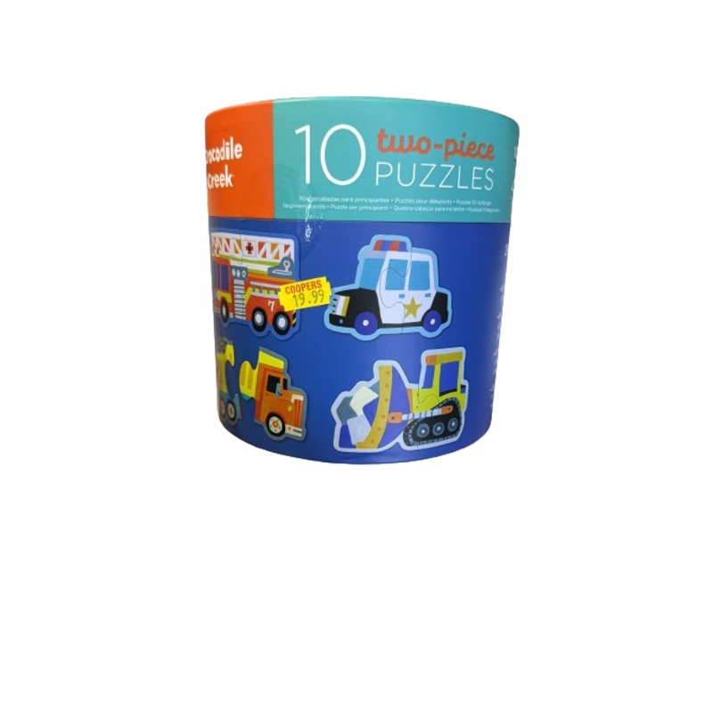 Two piece puzzles