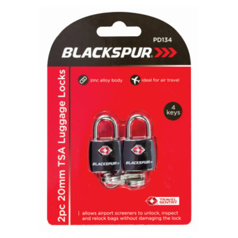 2PC 20MM TSA LUGGAGE LOCKS