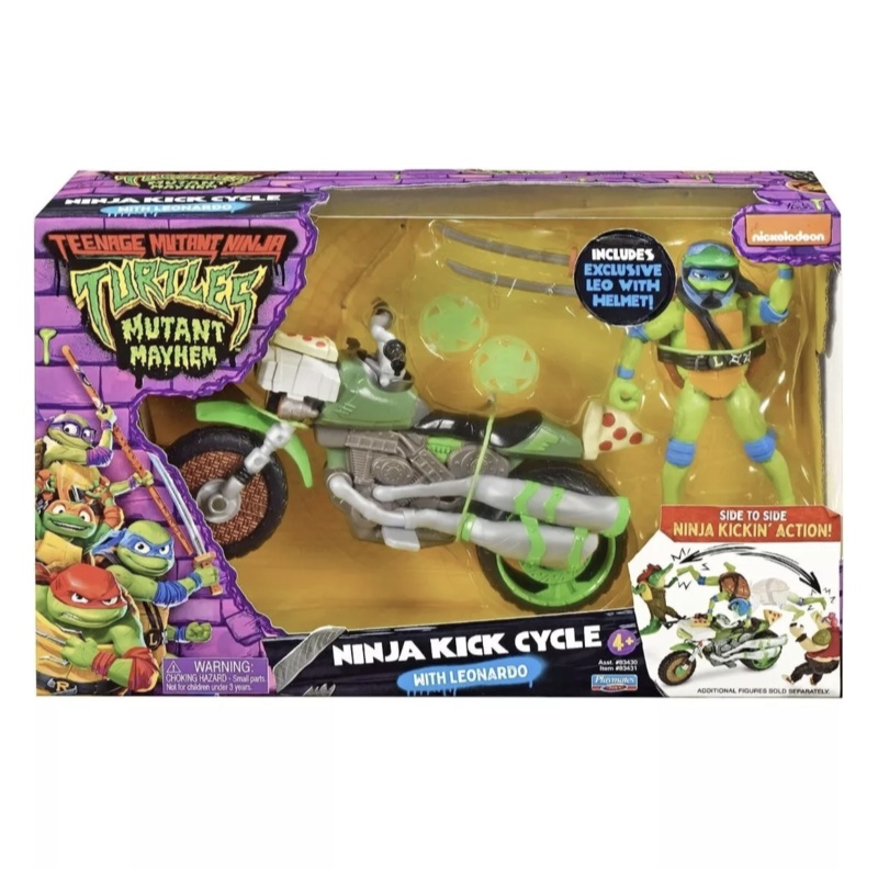 Teenage Mutant Ninja Turtles Mutant Mayhem Ninja Kick Cycle – Leonardo