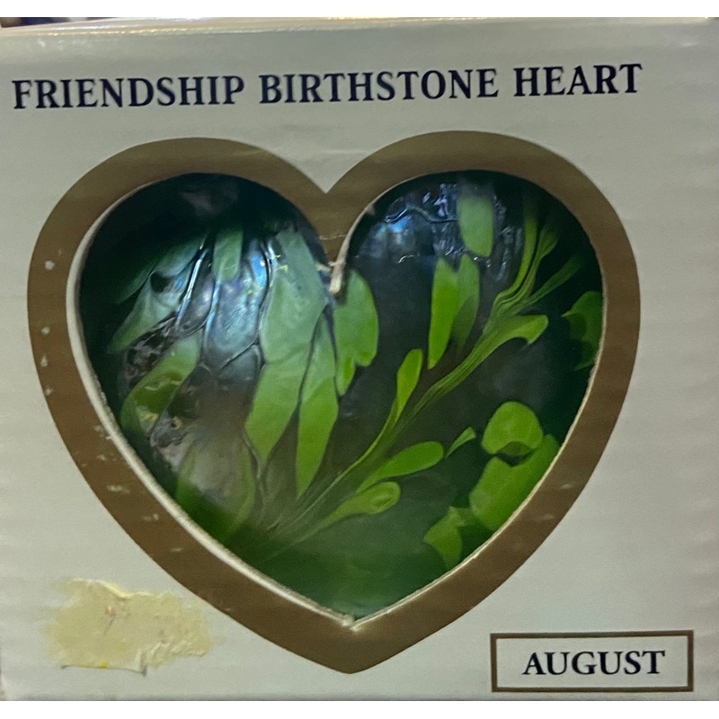 AUGUST PERIDOT FRIENDSHIP BIRTHSTONE HEART