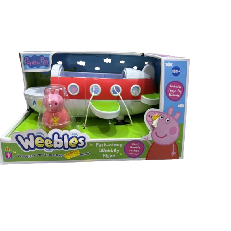 Weebles push along plane