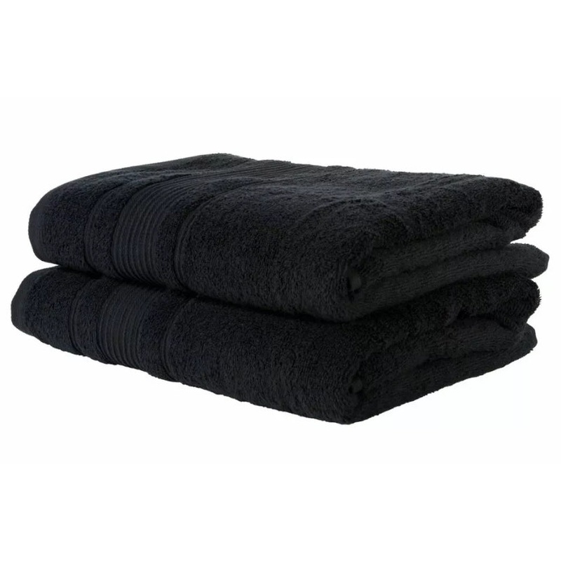 BLUECANYON BATH SHEET BLACK