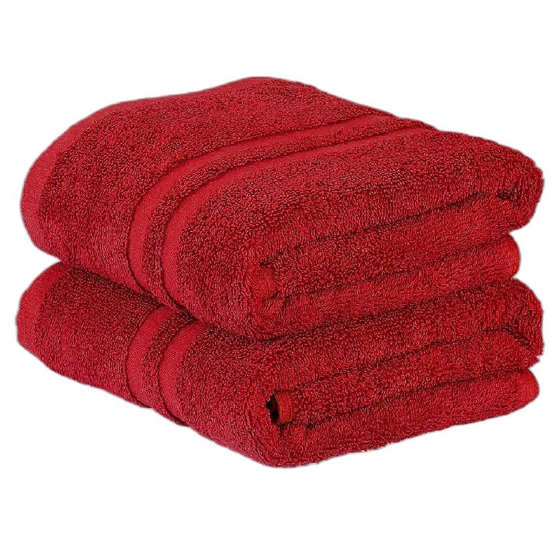 BLUECANYON BATH SHEET DEEP RED