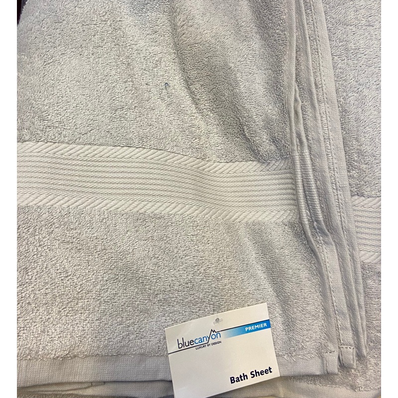 BLUECANYON BATH SHEET GREY