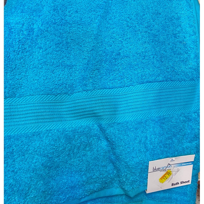 BLUECANYON BATH SHEET TURQUOISE