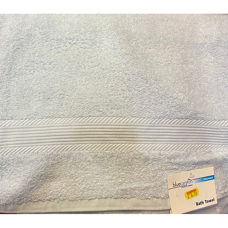 BLUECANYON BATH TOWEL POWDER BLUE