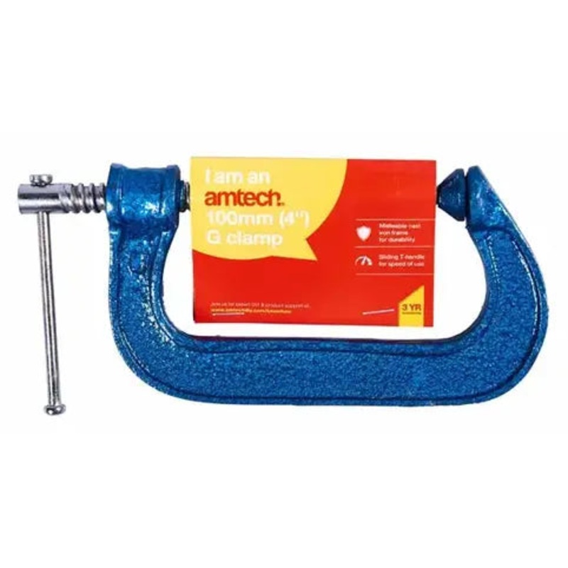 AMTECH 100mm (4) G clamp