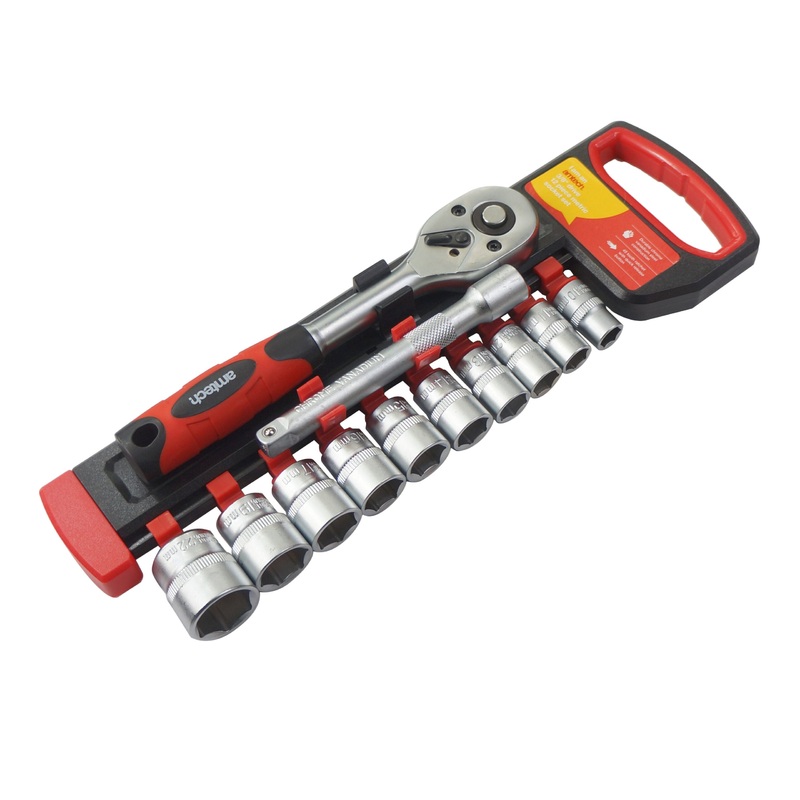 AMTECH 3/8 DRIVE 12 PIECE METRIC SOCKET SET