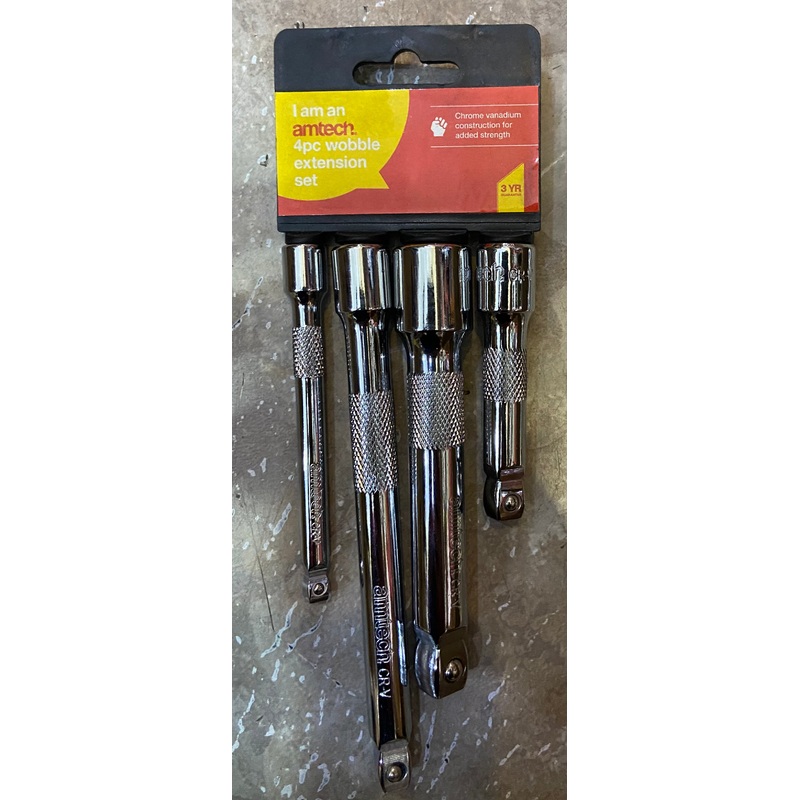 AMTECH 4pc WOBBLE EXTENSION SET
