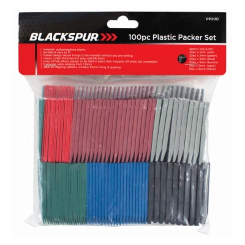 BLACKSPUR 100pc PLASTIC PACKER SET