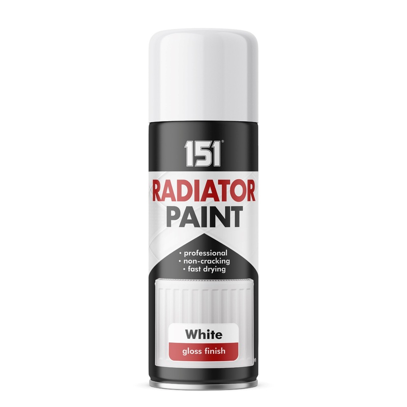 151 White Radiator Spray Paint 400ml