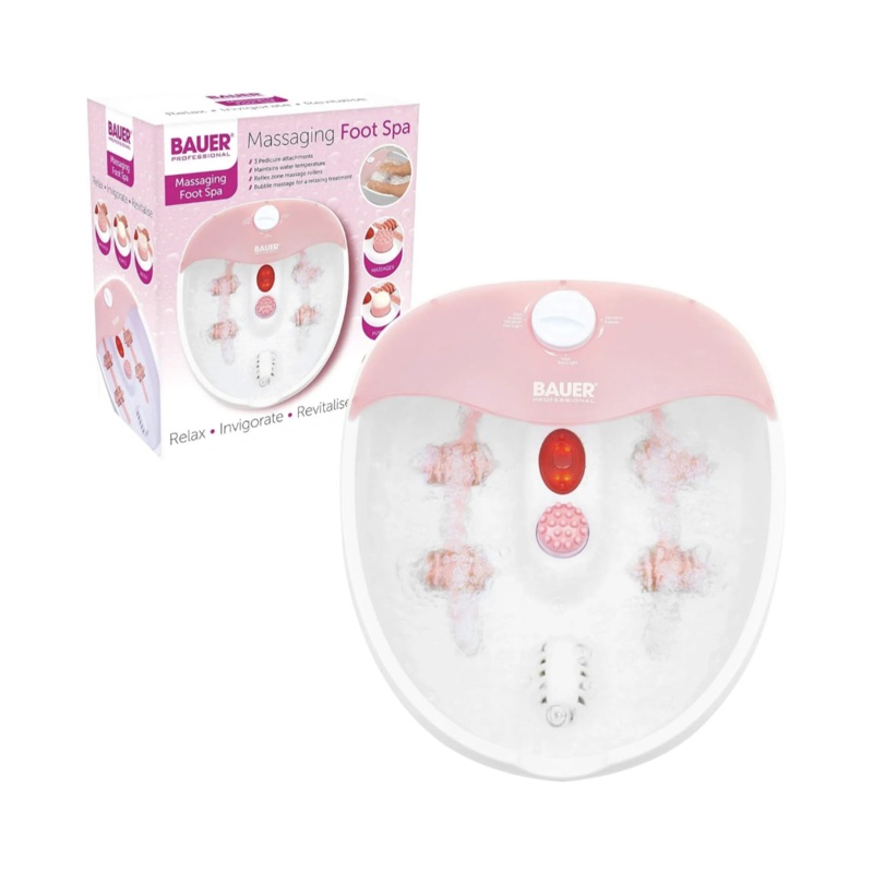 Bauer Professional 39209 Foot Spa & Massager | Temperature Controlled |