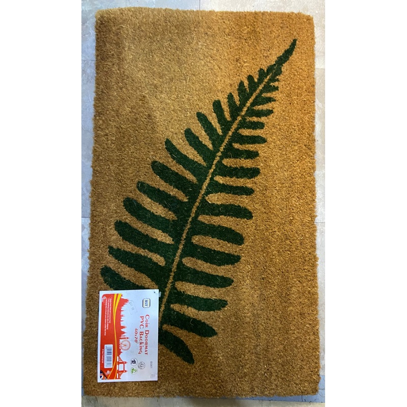 COIR DOORMAT PVC BACKING 40x70cm