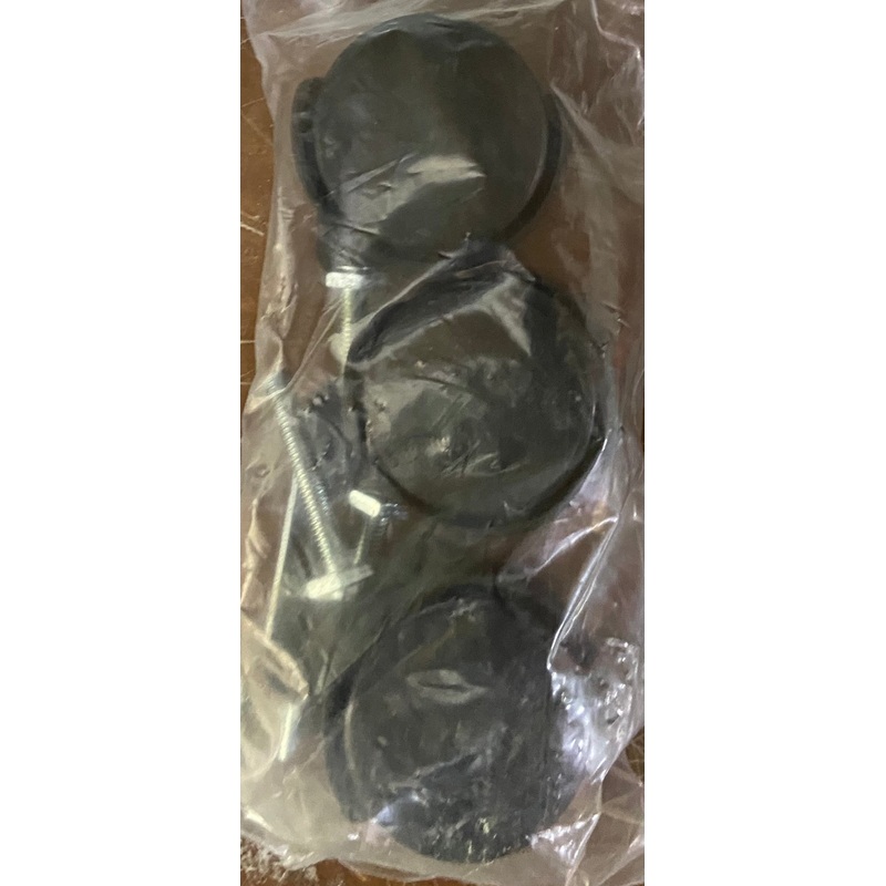 WHEEL CASTOR PLATE FIX 3pc