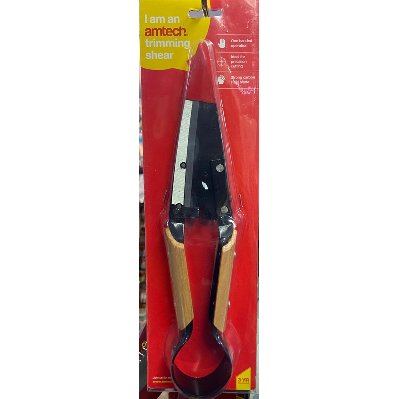 Amtech Trimming Shears – Wooden Handle