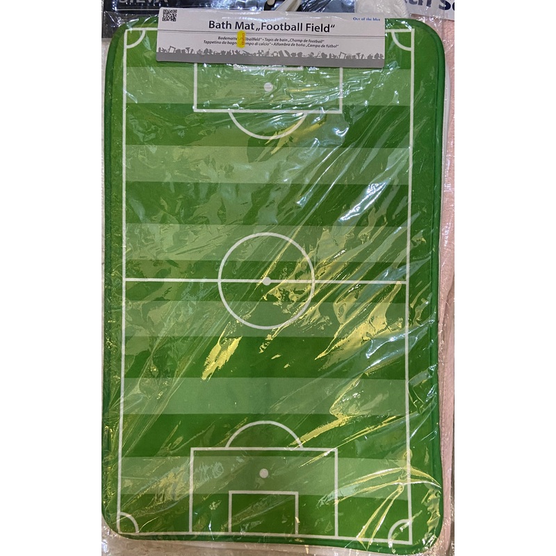 BATH MAT FOOTBALL FIELD