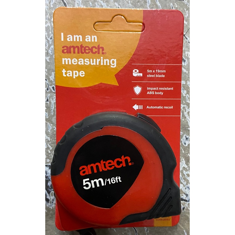 AMTECH MEASURING TAPE 5m/16ft
