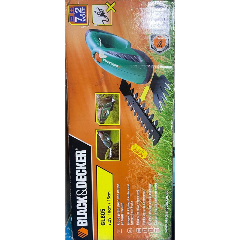 BLACK & DECKER GL605 7.2v 10cm / 15cm