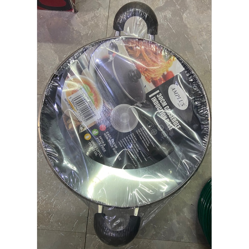 30cm CASSEROLE INDUCTION BASE NON-STICK