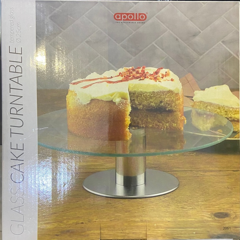 APOLLO GLASS CAKE TURTABLE