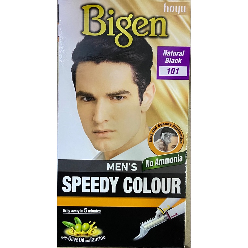 BIGEN MENS SPEEDY COLOUR NATURAL BLACK 101