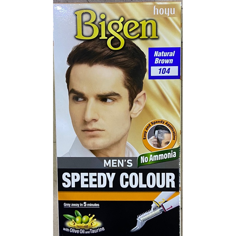 BIGEN MENS SPEEDY COLOUR NATURAL BROWN 104