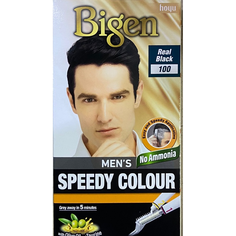 BIGEN MENS SPEEDY COLOUR REAL BLACK 100