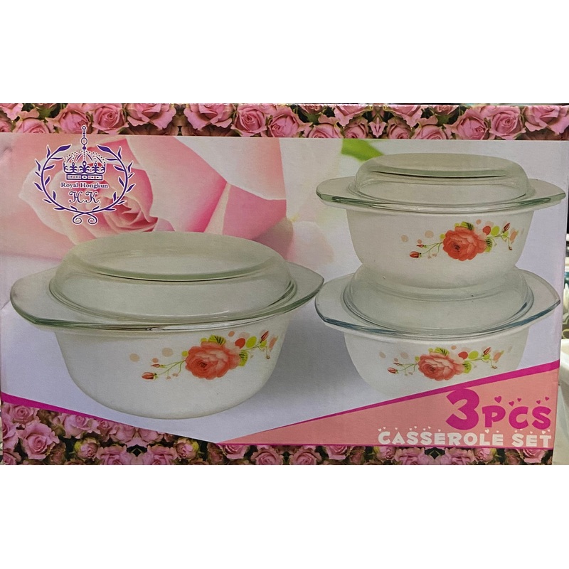CASSEROLE SET 3pcs