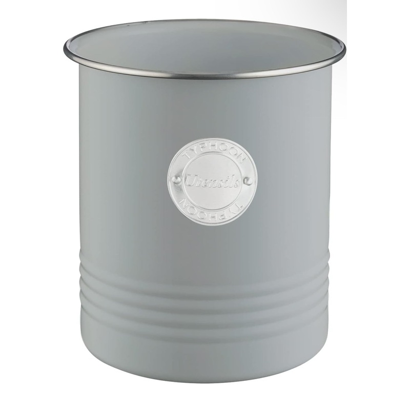 Typhoon Living Grey Utensil Storage Jar, 1.7 Litres