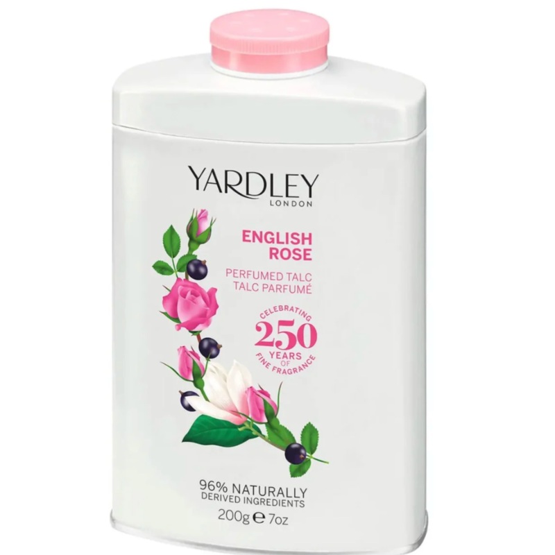 YARDLEY 200G B/POWDER ENGLISH ROSE