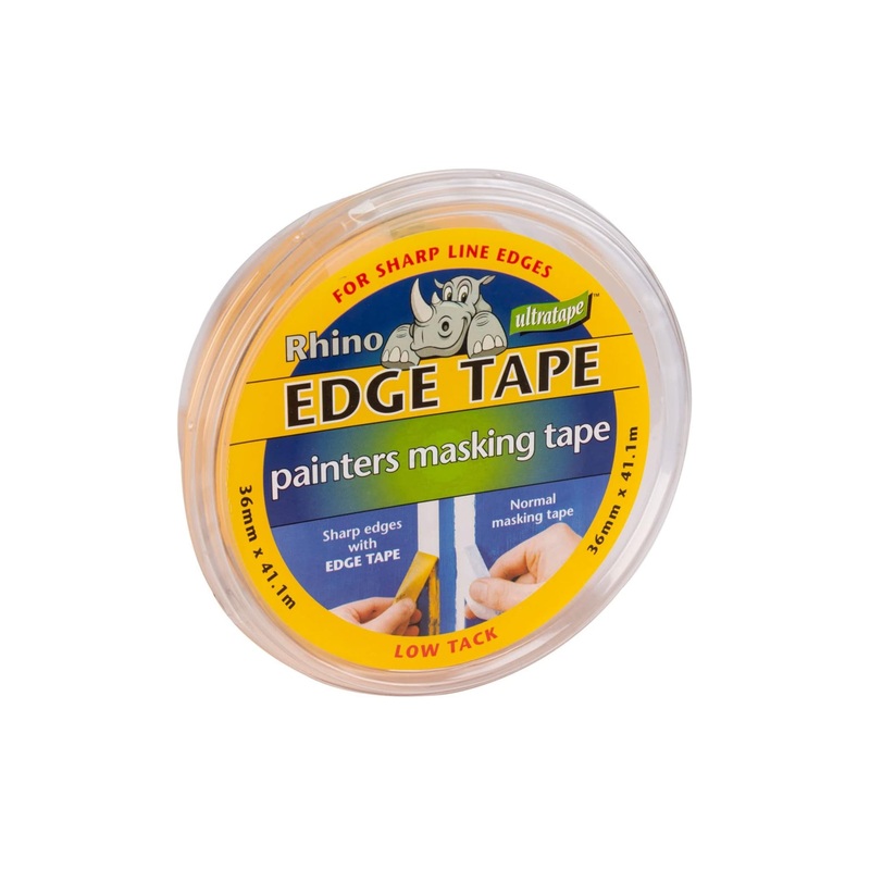 Yellow Edge Masking Tape 36mm x 41.1m
