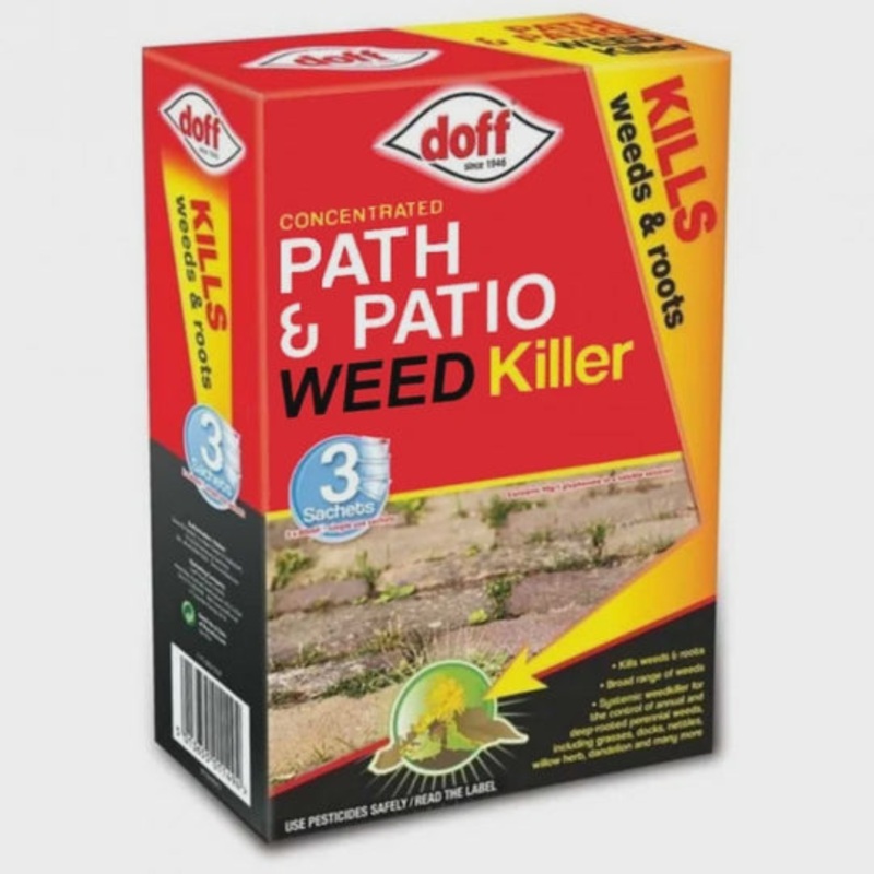 DOFF PATH & PATIO WEEDKILLER 3SACHET