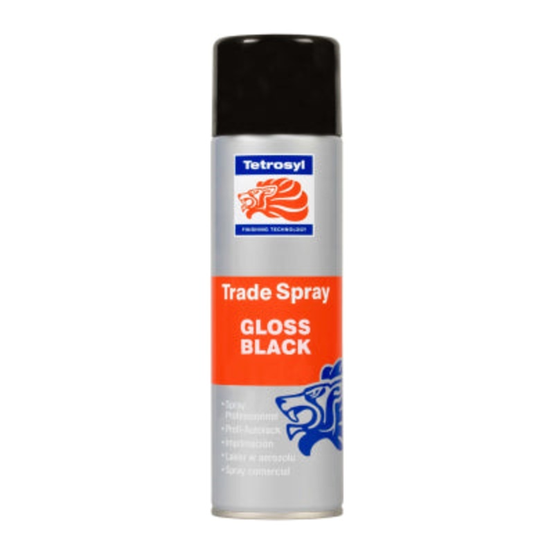 TRADE SPRAY GLOSS BLACK *500ML*
