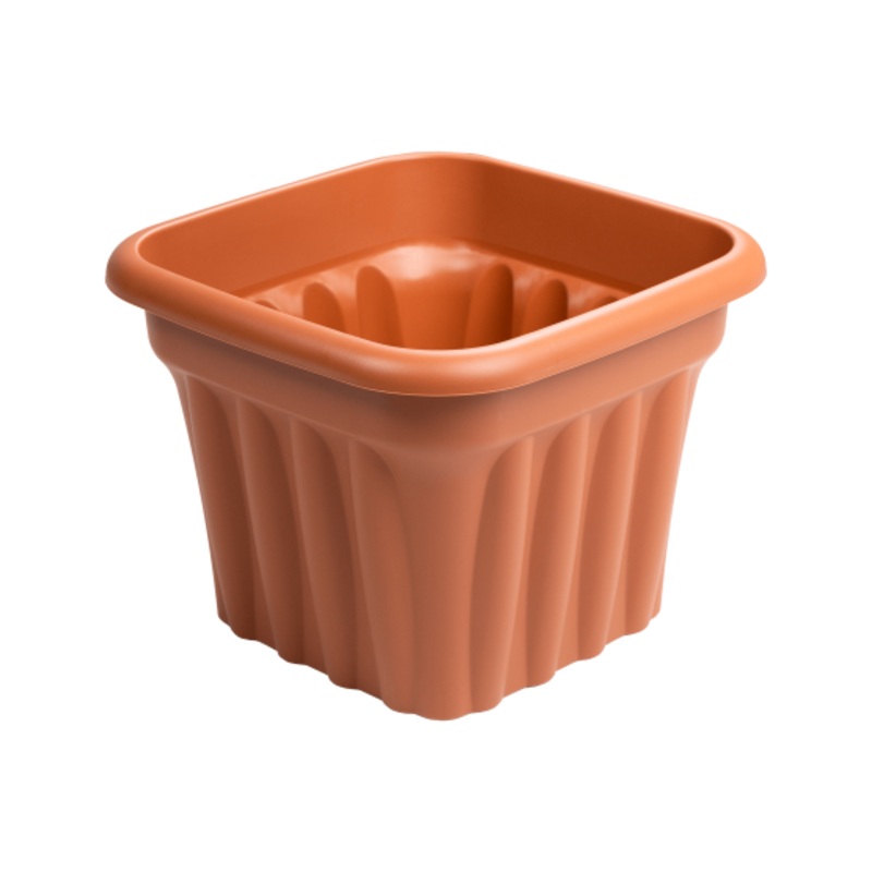 Vista 40cm Square Planter Terracotta