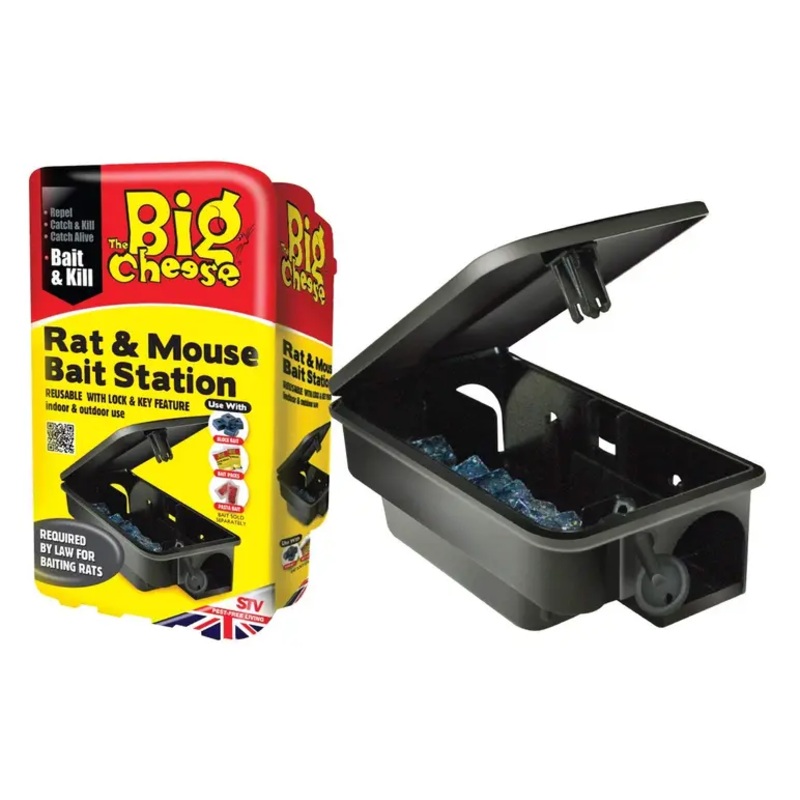 Big Cheese STV179 Rat and Mouse Killer Bait Station 3pc