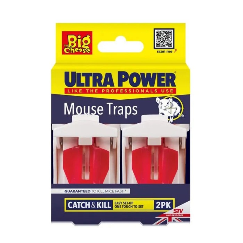STV BIG C ULTRA POWER MOUSE TRAPS 2PK