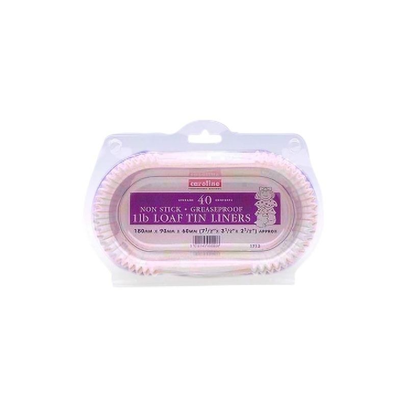 Caroline 40 Loaf Tin Liners 1lb