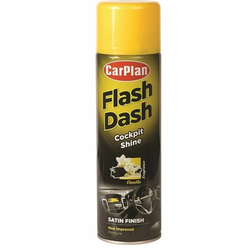 CARPLAN FLASH DASH COCKPIT SHINE SATIN FINISH VANILLA 500ml