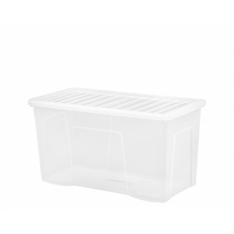 Crystal 110L Box & Lid Clear