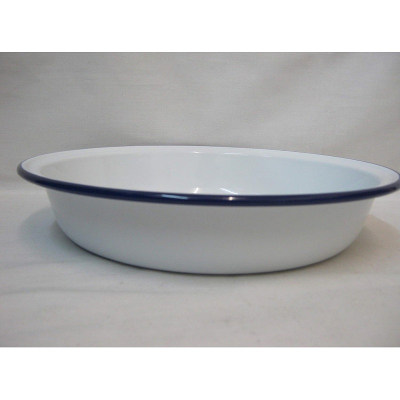 ENAMEL 18CM PIE DISH ROUND