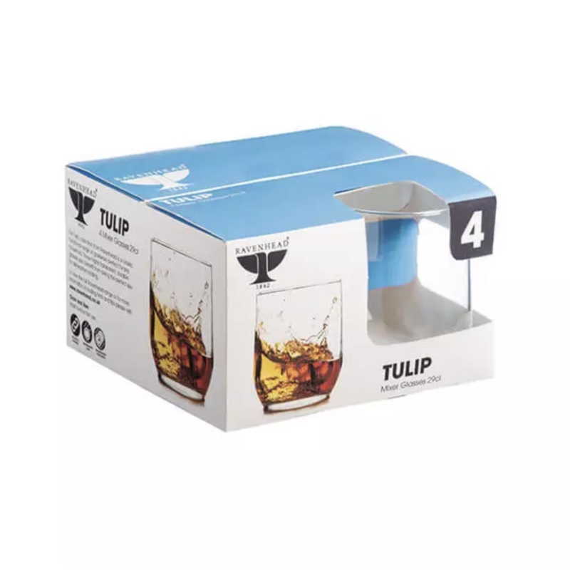 TULIP OLD FASHION TUMBLER PK4